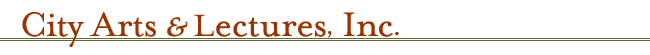City arts & Lectures, Inc.