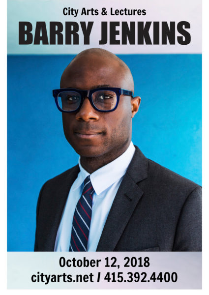 City Arts & Lectures Barry Jenkins. October 12 2018. cityarts.net / 415-392-4400