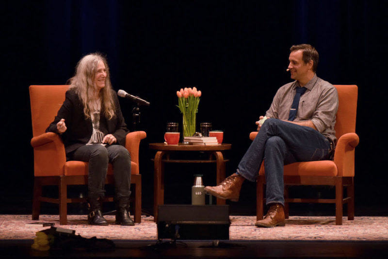 Patti Smith in conversation with Dan Stone in Oct 2016